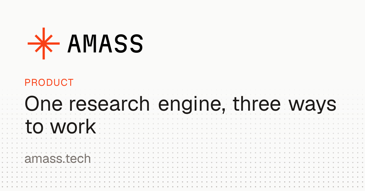 Product | Amass