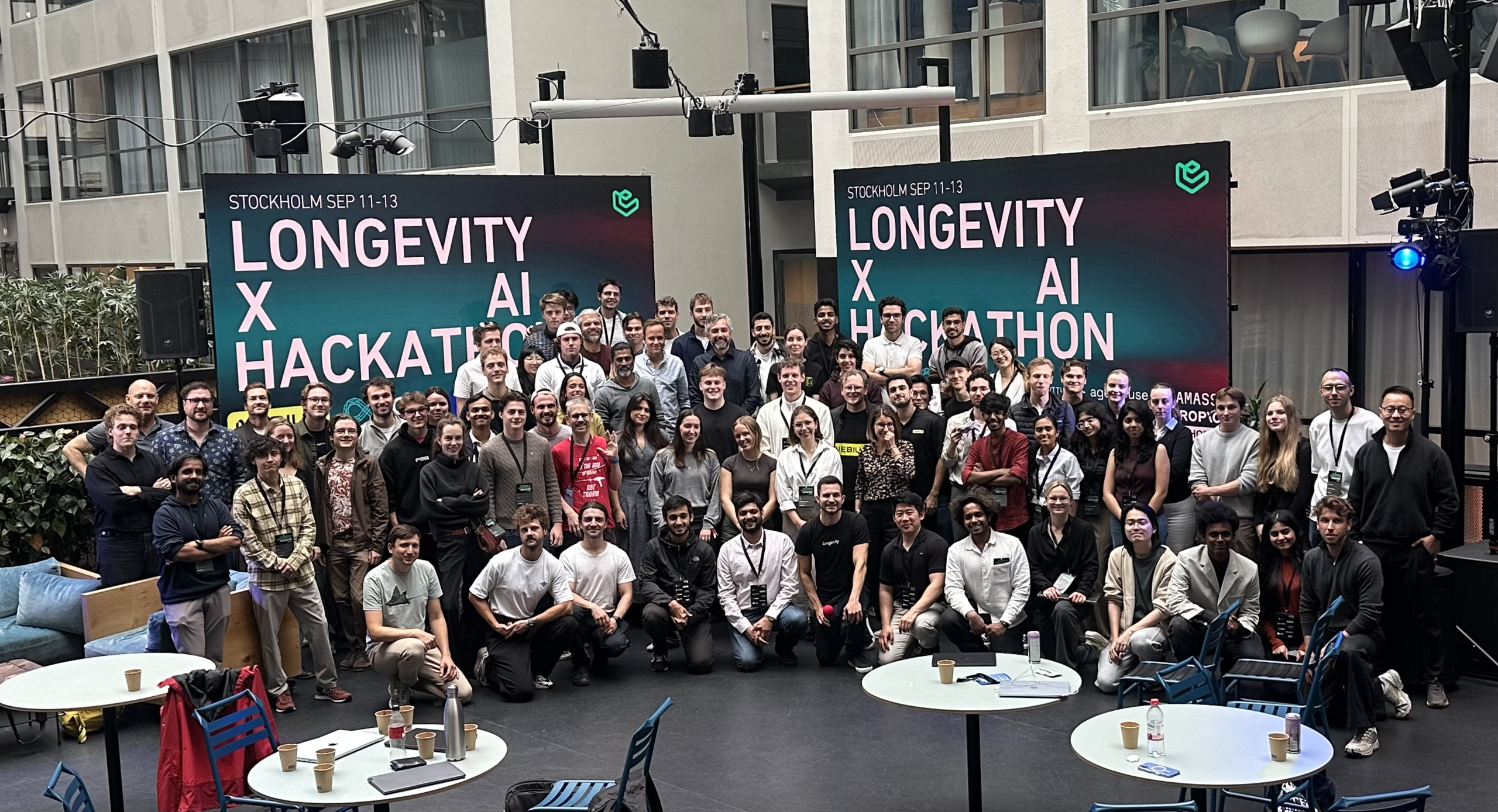 Everyone together at Demo Day, Epicenter Stockholm.